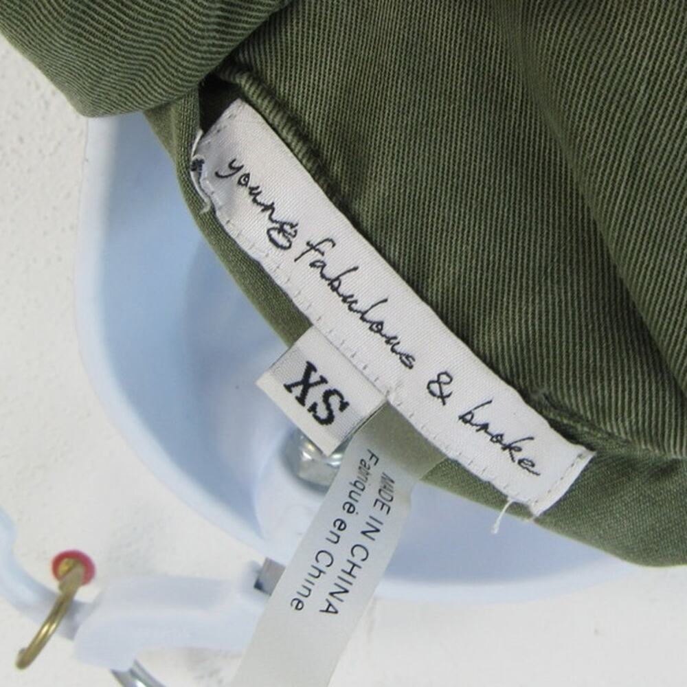Young Fabulous & Broke Grayson Jumpsuit in Cadet Pigment XS Green - Picture 6 of 6
